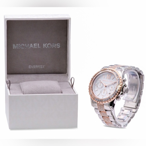 Michael kors mk6975 Everest Chronograph Quartz White Dial Two-tone watch - Picture 3 of 3